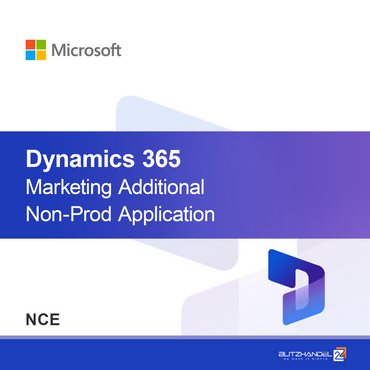 Dynamics 365 Marketing további nem termelési alkalmazás (NCE)