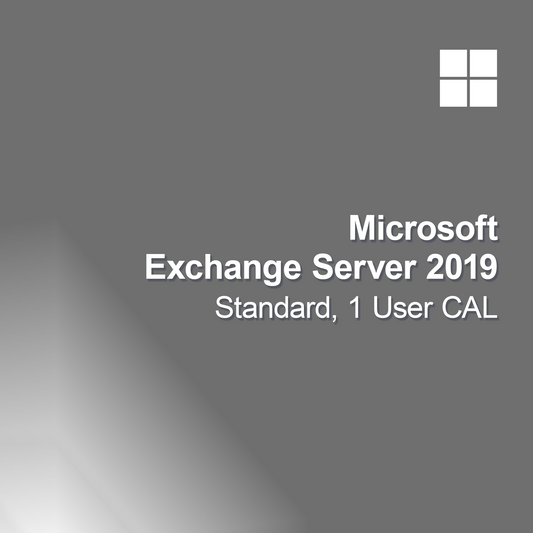 Microsoft Exchange Server 2019 Standard, 1 användar-CAL
