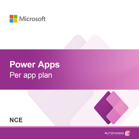 Power Apps alkalmazásonkénti terv (NCE)