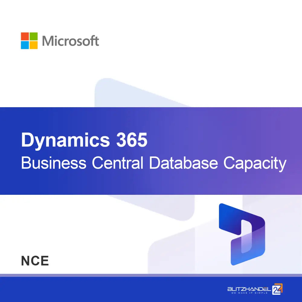 Dynamics 365 Business Central Databasecapaciteit Overschrijding (NCE)