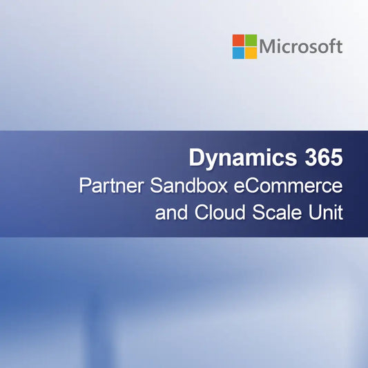 Dynamics 365 Partner Sandbox eCommerce in Cloud Scale Unit