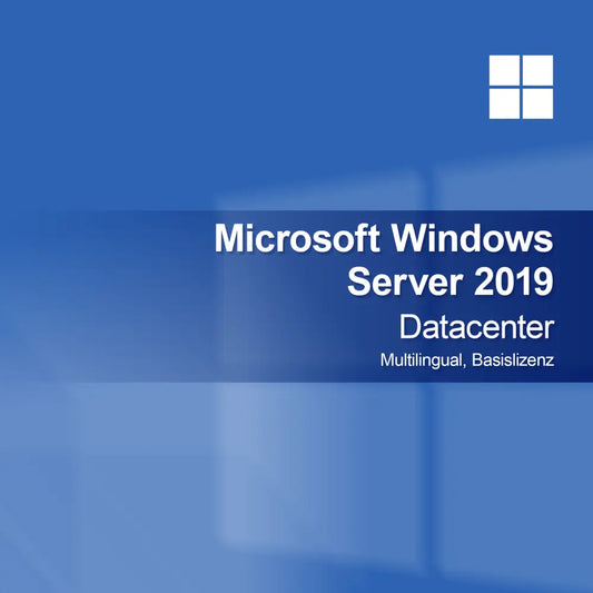 Microsoft Windows Server 2019 Datacenter, monikielinen, peruslisenssi