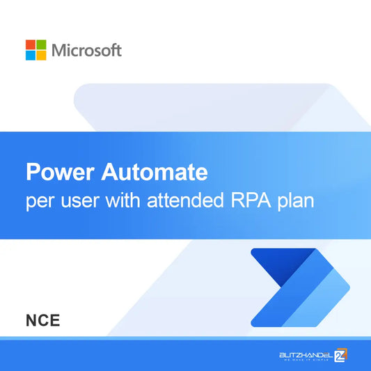 Power Automate za uporabnika s planom za nadzorovano RPA (NCE)