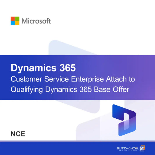 Dynamics 365 Customer Service Enterprise Allegare all'Offerta Base Dynamics 365 Qualificante (NCE)